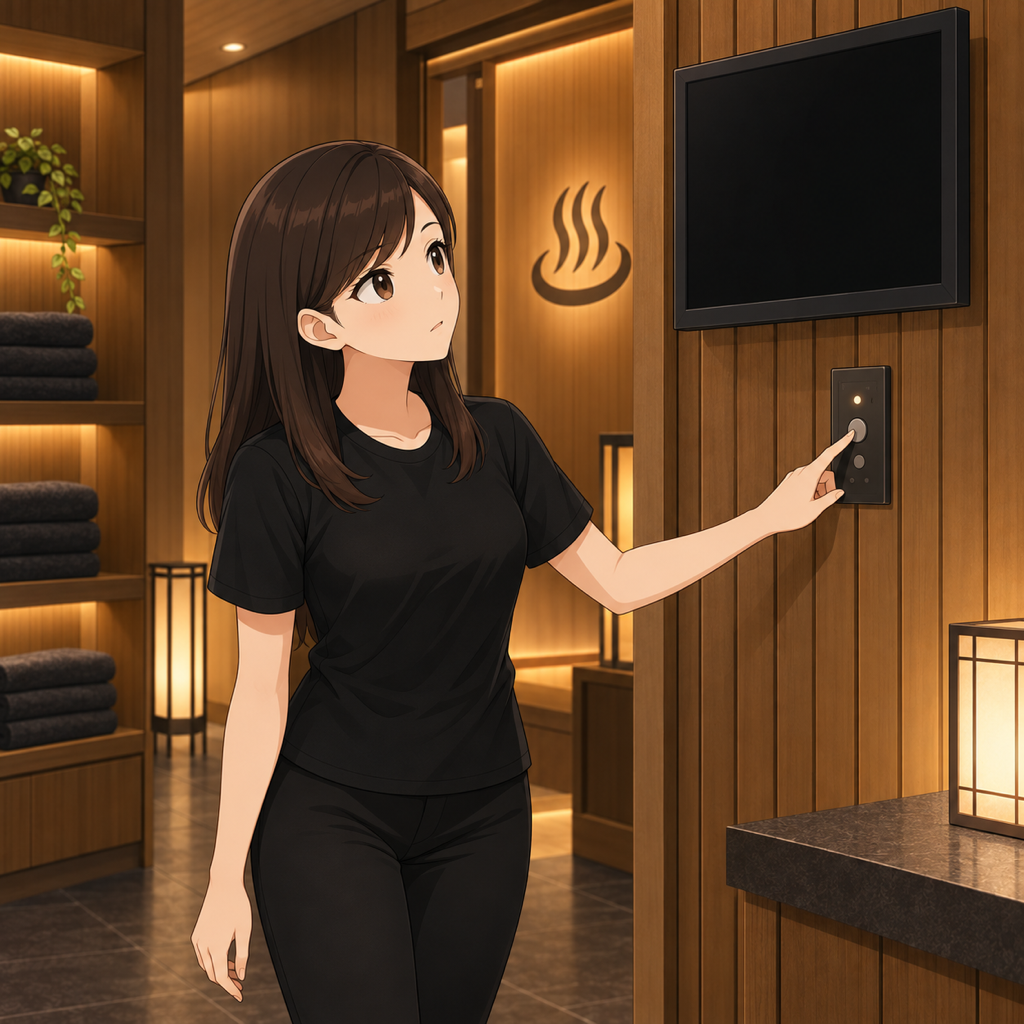 設備を確認して復旧させるスタッフ