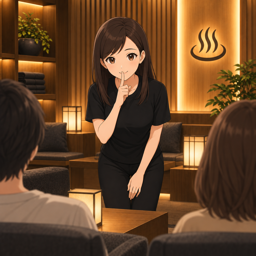 お客様に声をかけるスタッフ